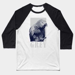 African Grey Parrot Lover Baseball T-Shirt